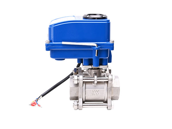 電動不銹鋼三片式球閥 Q911F-16P