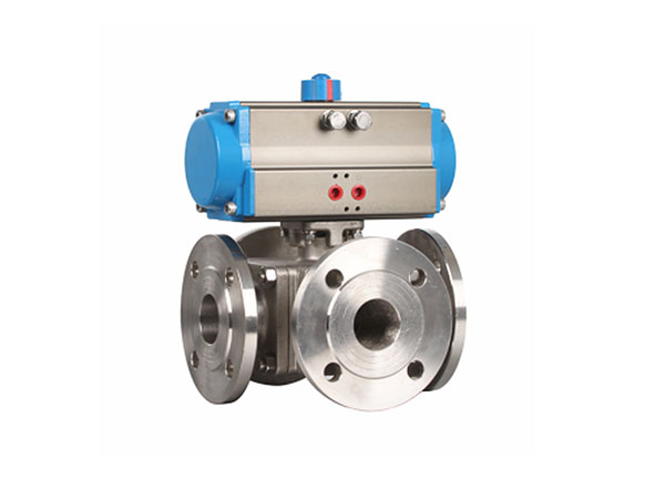 Q646F氣動(dòng)四通球閥