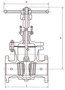 Z41H法蘭閘閥(圖1) Z41H法蘭閘閥(圖1)